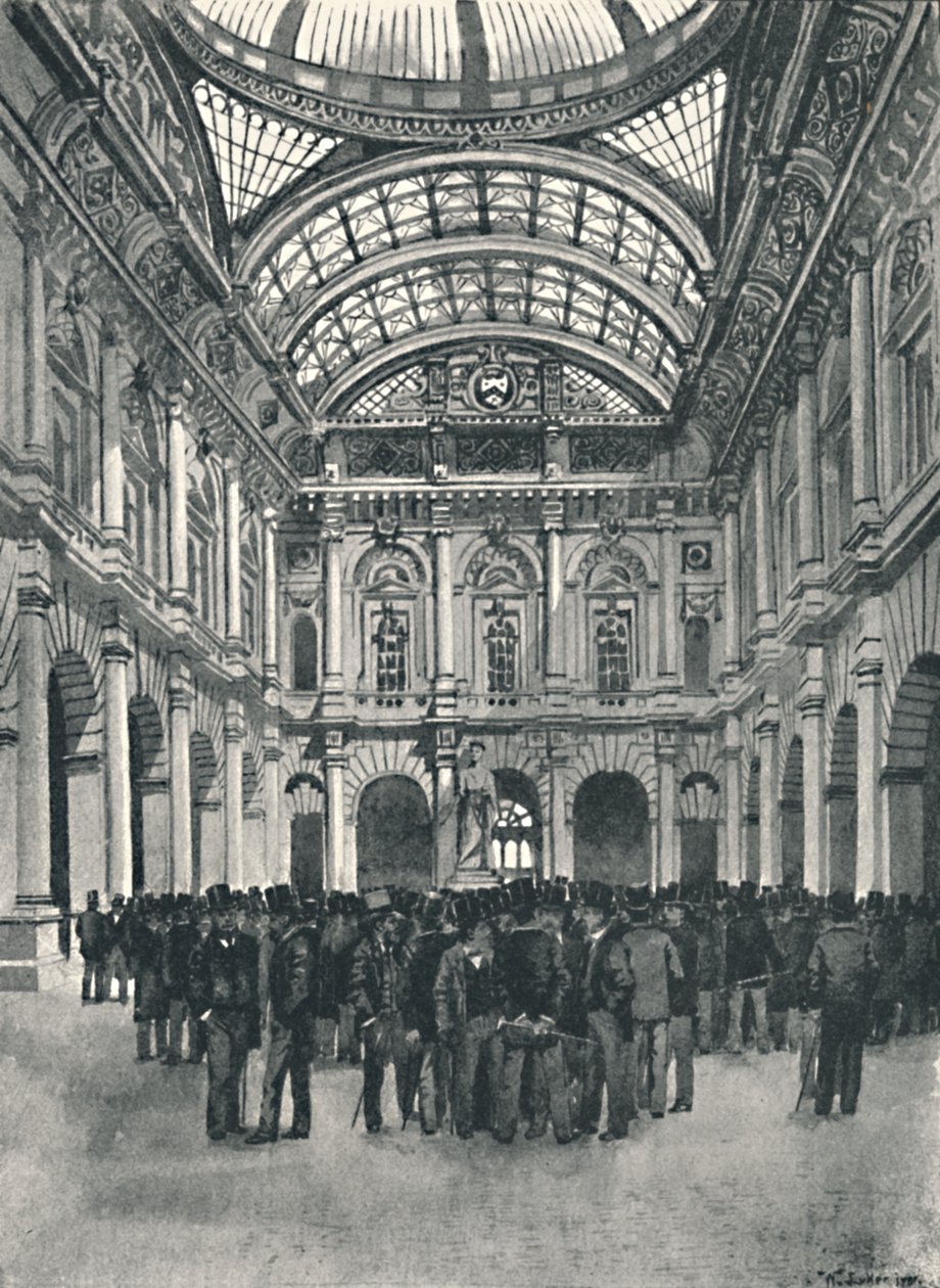 Változáson – Királyi Tőzsde, 1891 alkotó: William Luker