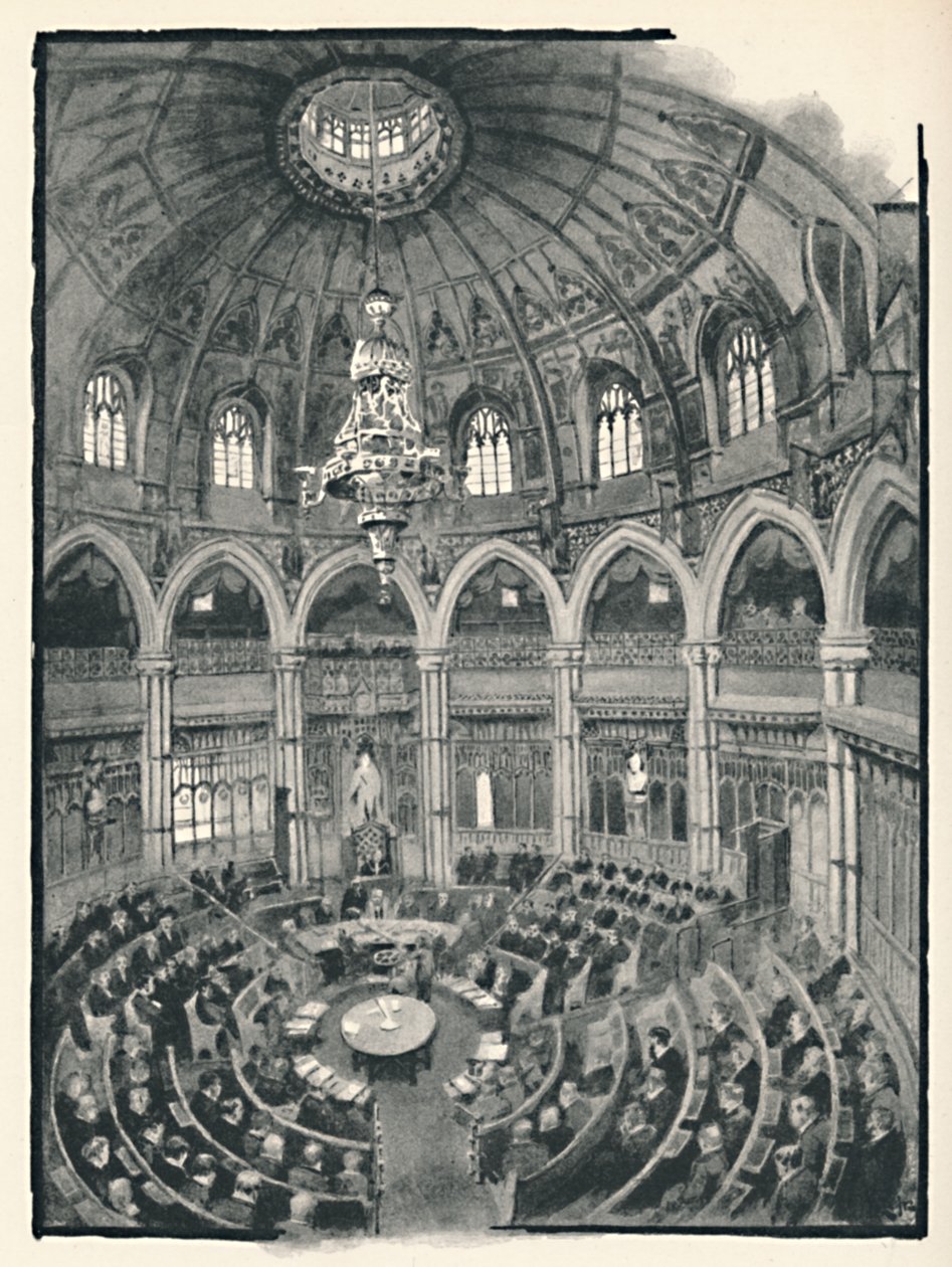 A Guildhall – Tanácsterem, 1891 alkotó: William Luker
