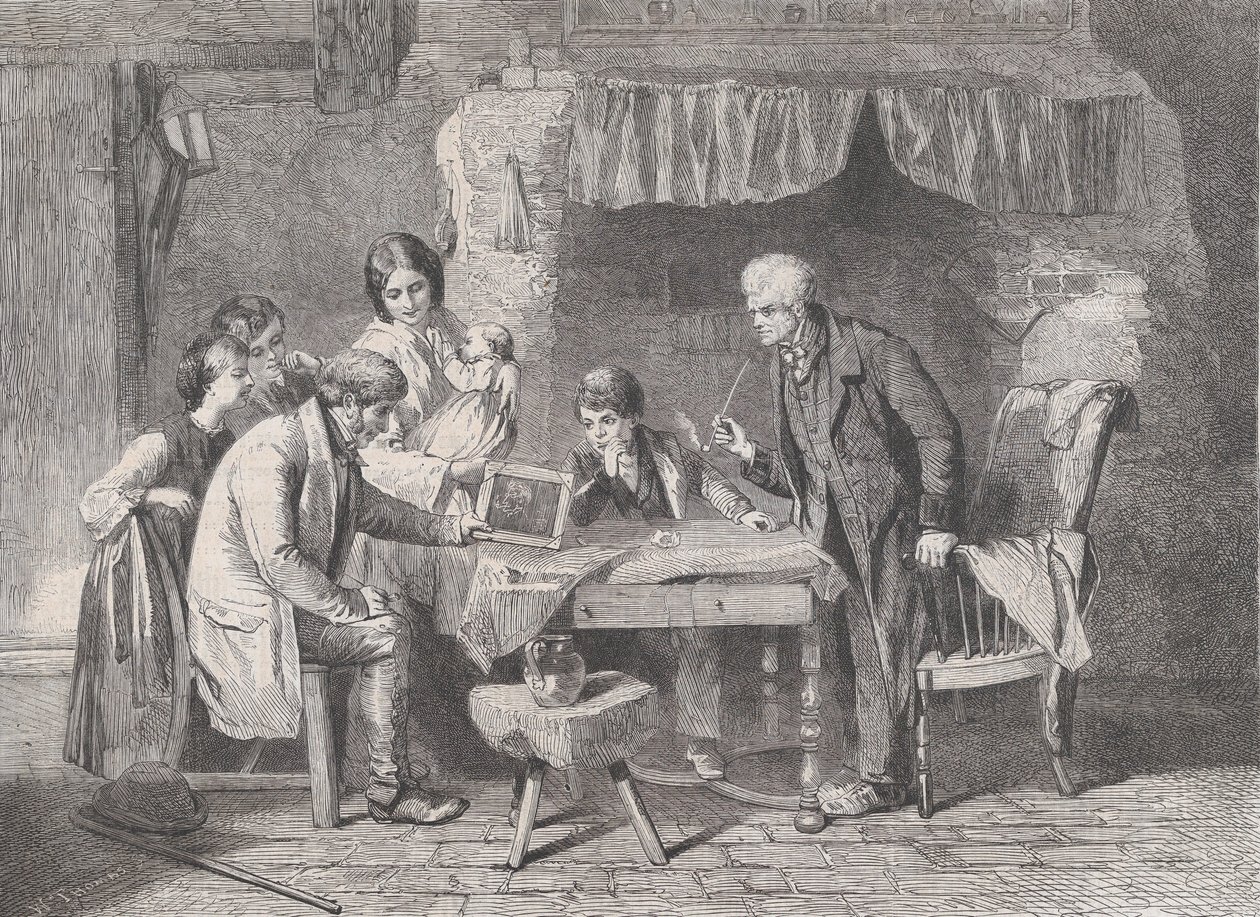 Nagyapa portréja, az Illustrated London News-tól, 1862. január 4. alkotó: William Luson Thomas