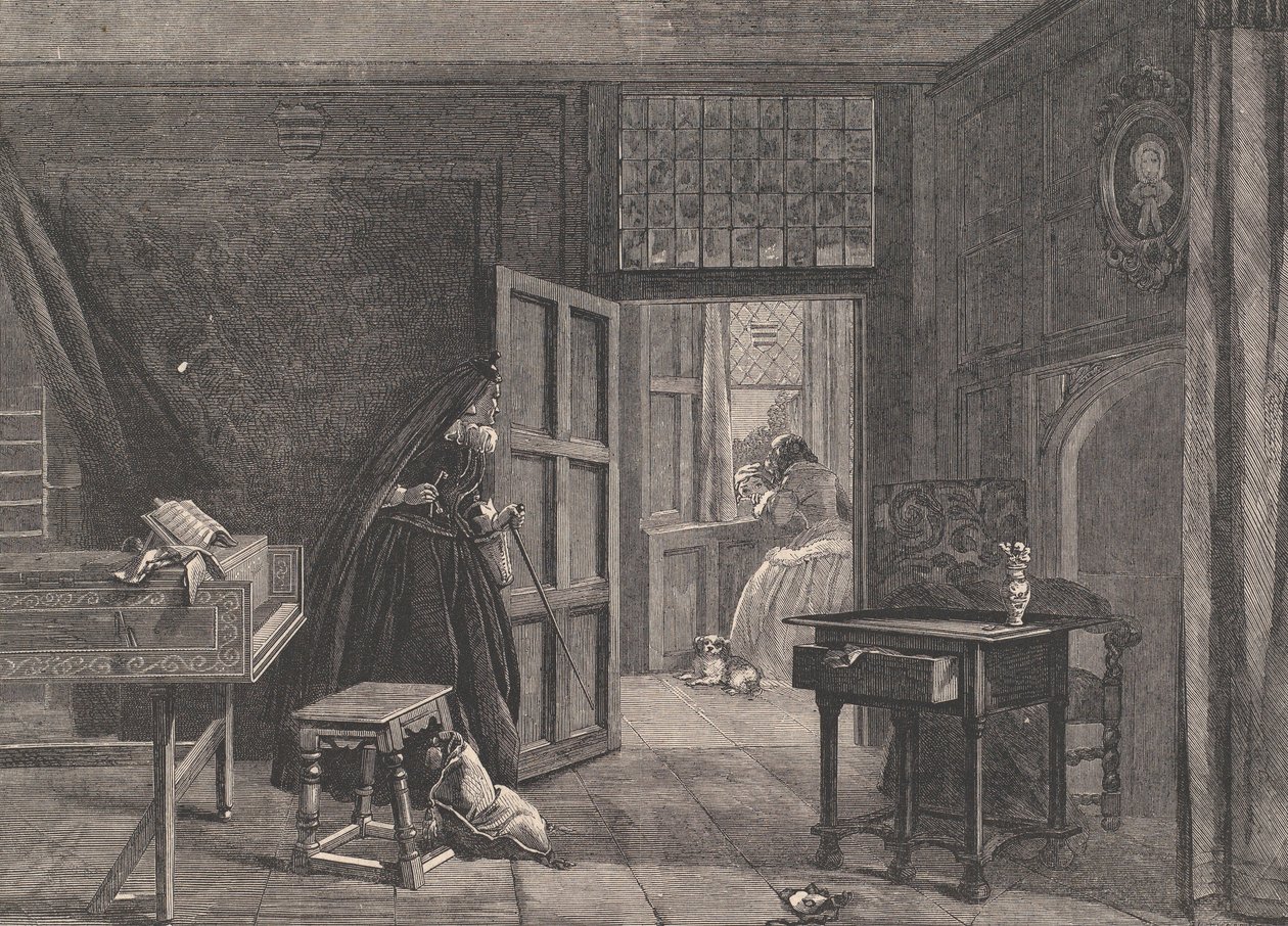 A Duenna visszatérése, az Illustrated London News-tól, 1860. május 19. alkotó: William Luson Thomas