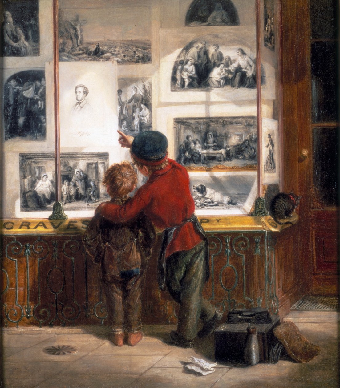 "Shaftesbury, avagy elveszett és megtalált", 1862 alkotó: William MacDuff