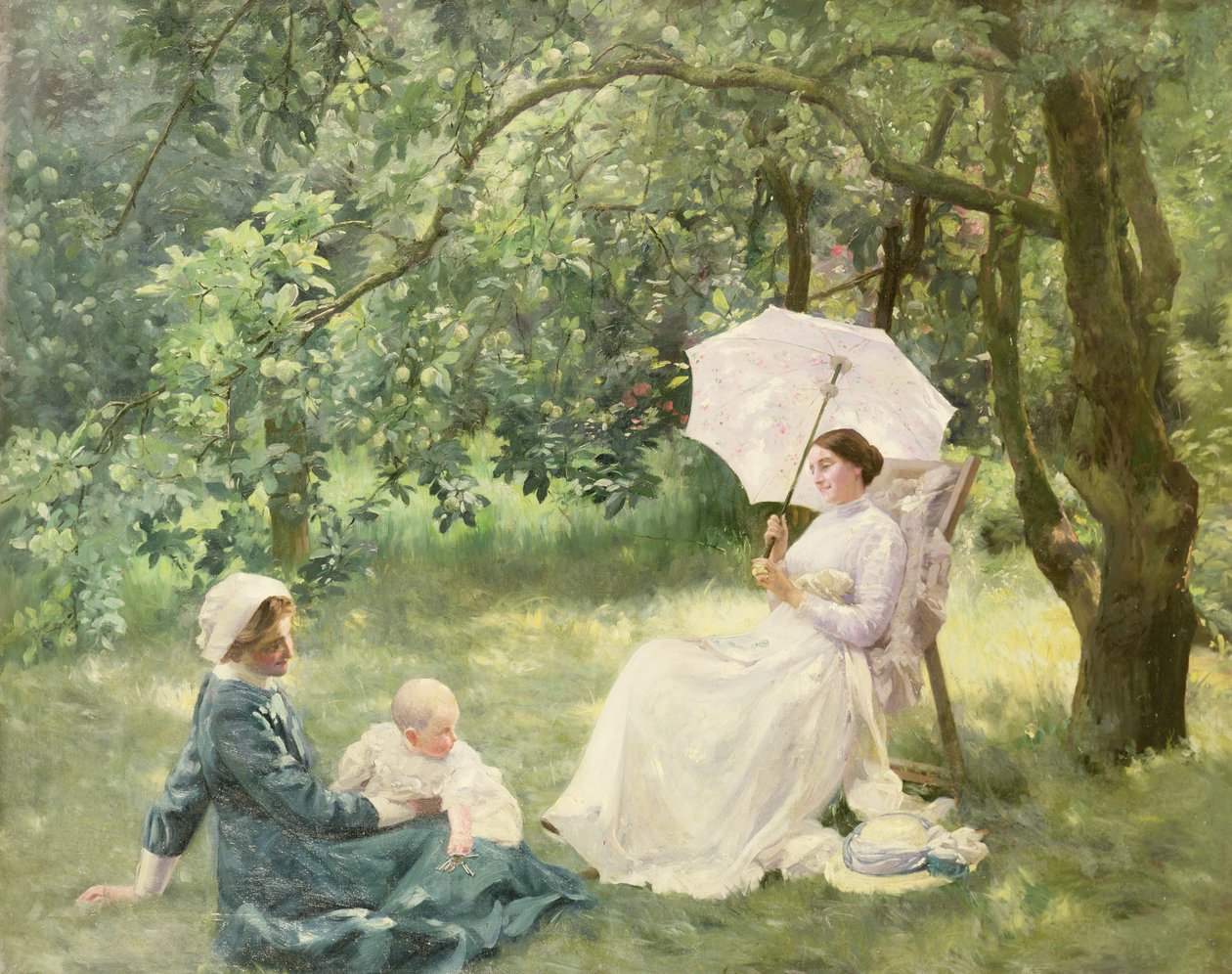 Nyári délután; alkotó: William Mainwaring Palin
