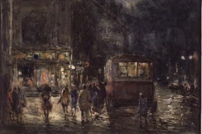 The Picture House, Egy esős éjszaka, Kendal alkotó: William Manners