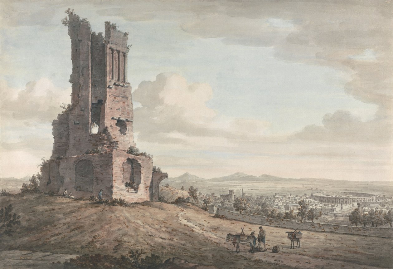 Nîmes a Tour Magne-ból alkotó: William Marlow