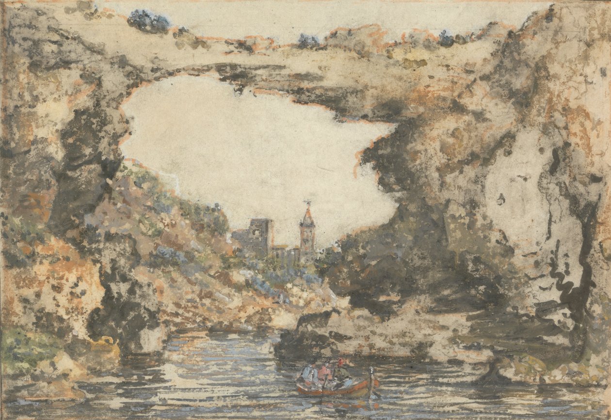 Sziklahíd a Vergilius iskolában alkotó: William Marlow