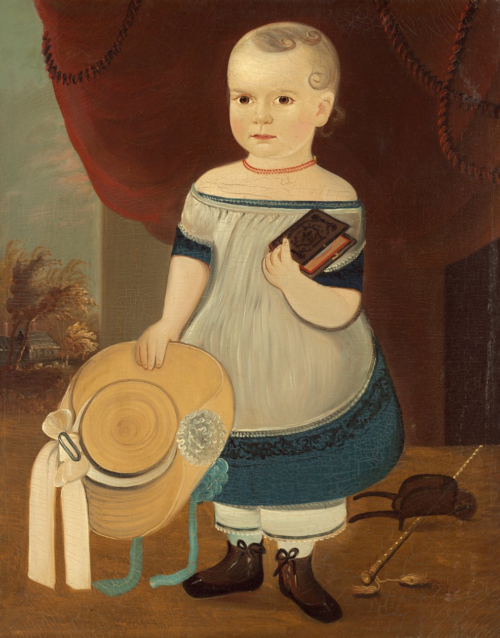 Szalmakalapos gyerek, c. 18461873. alkotó: William Matthew Prior