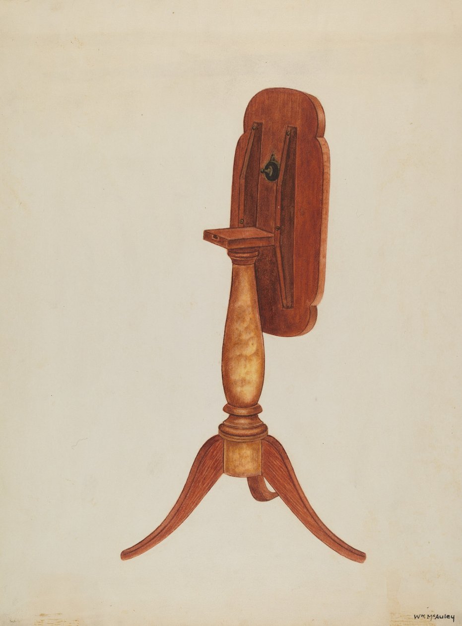 Tip-table vagy Cant-table, 1937. alkotó: William McAuley