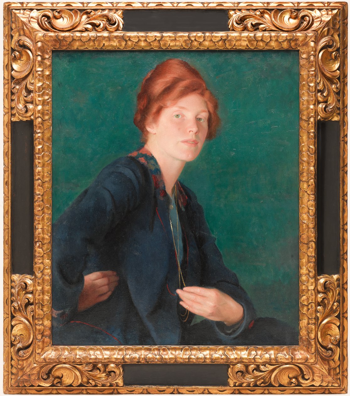 Vörös hajú nő alkotó: William McGregor Paxton