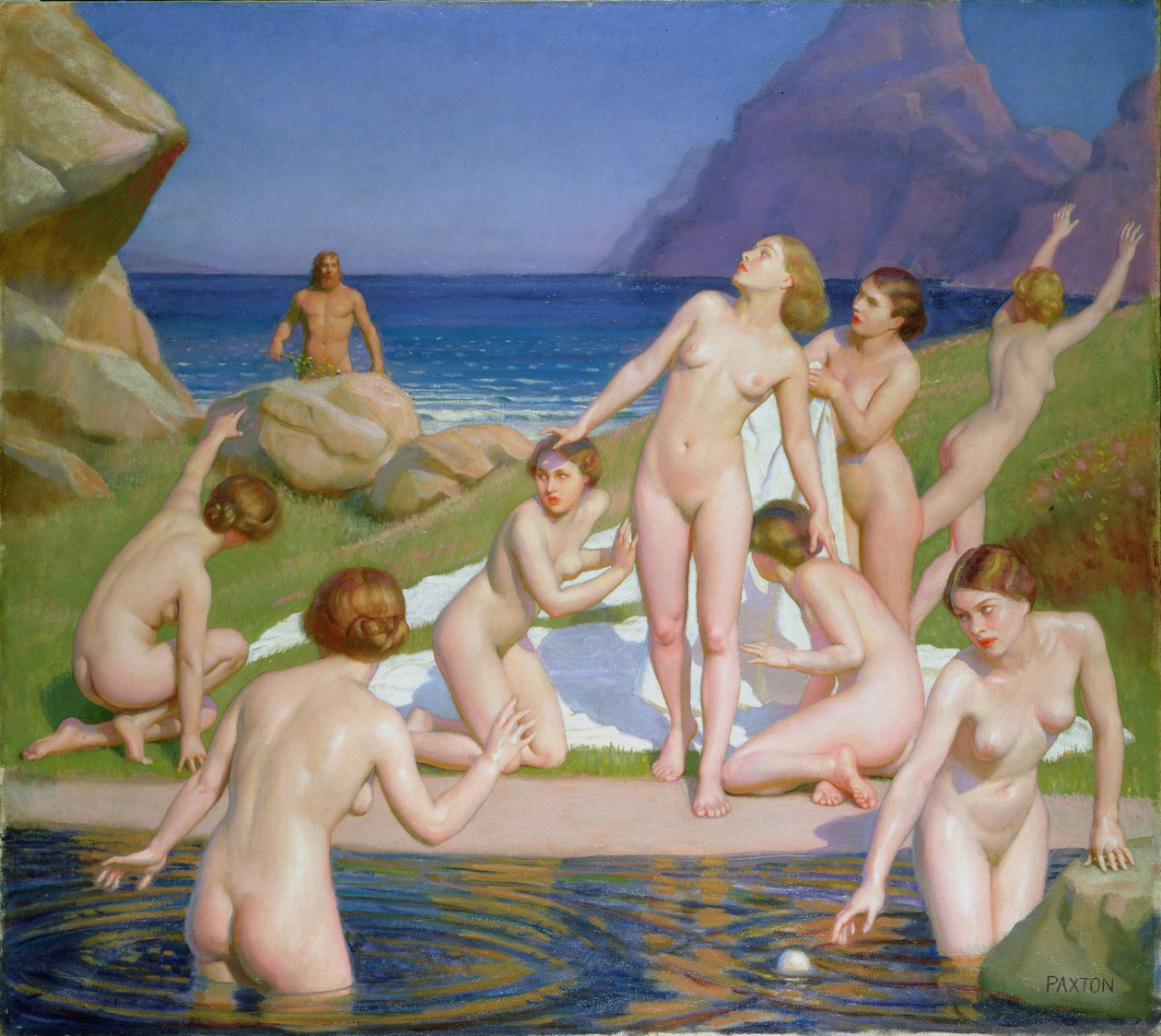 Nausicaa alkotó: William McGregor Paxton