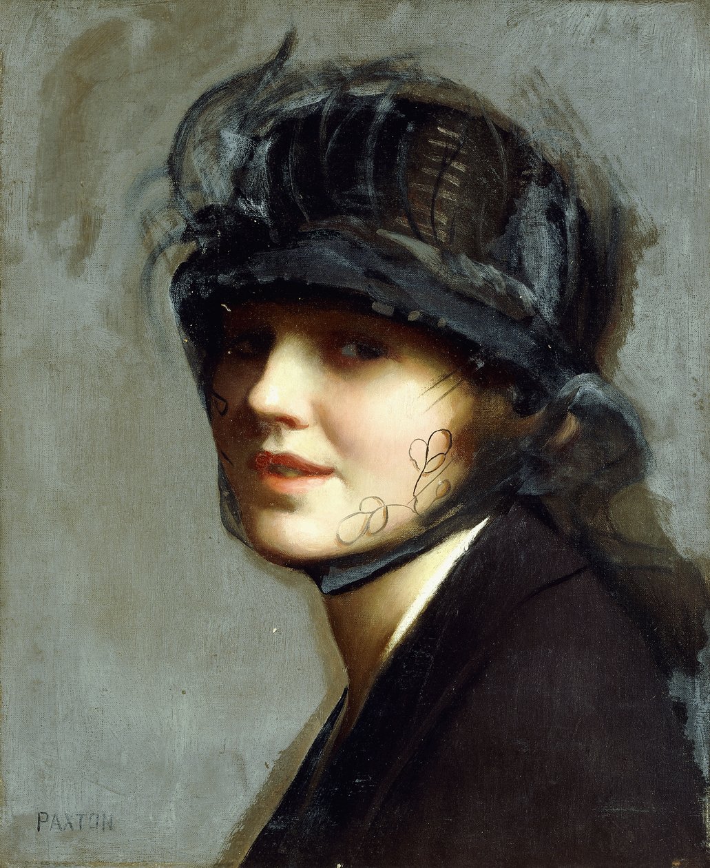Charlotte Morgan McFadden portréja alkotó: William McGregor Paxton