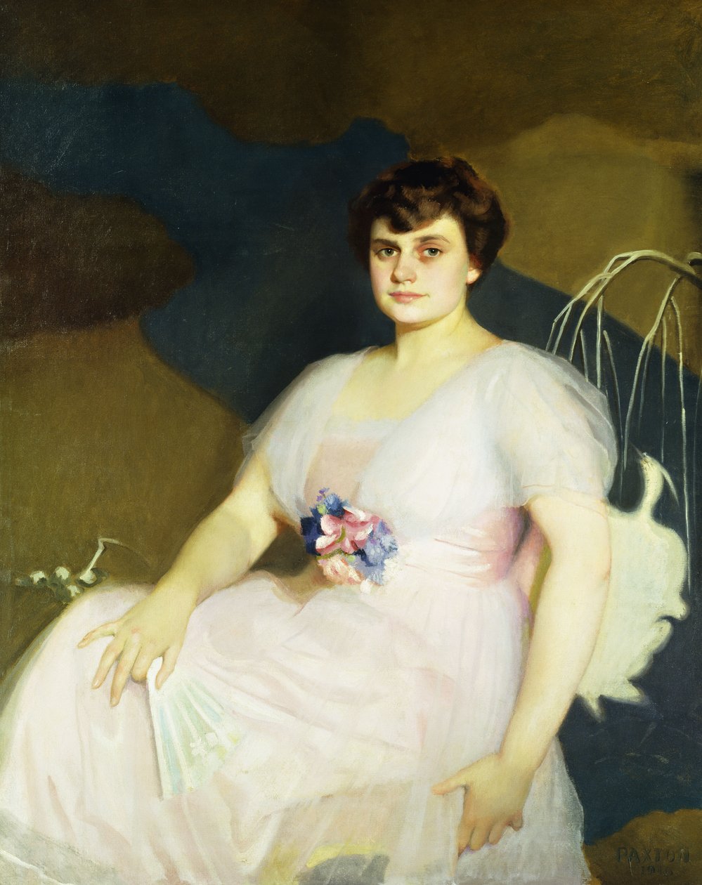 Charlotte Parker Milne portréja alkotó: William McGregor Paxton