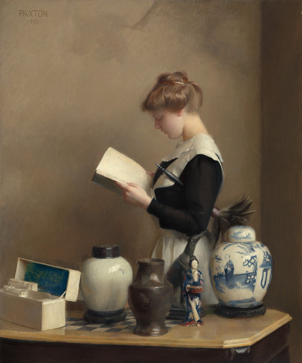 A háziasszony alkotó: William McGregor Paxton
