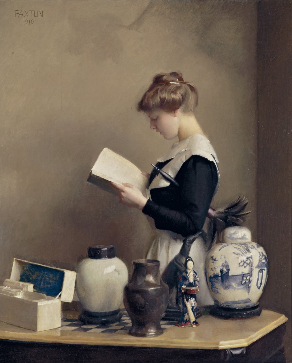 A háziasszony, 1910 alkotó: William McGregor Paxton