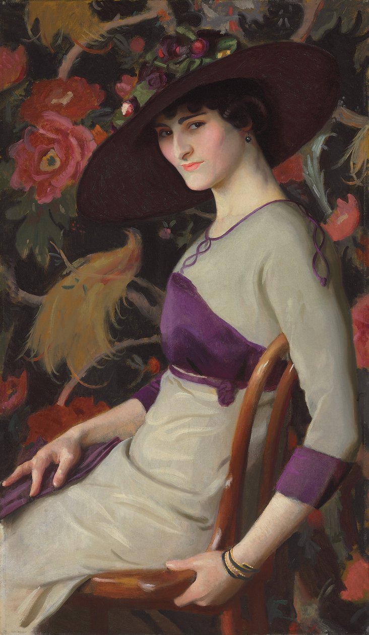 Az orosz; La Russe (olaj, vászon) alkotó: William McGregor Paxton