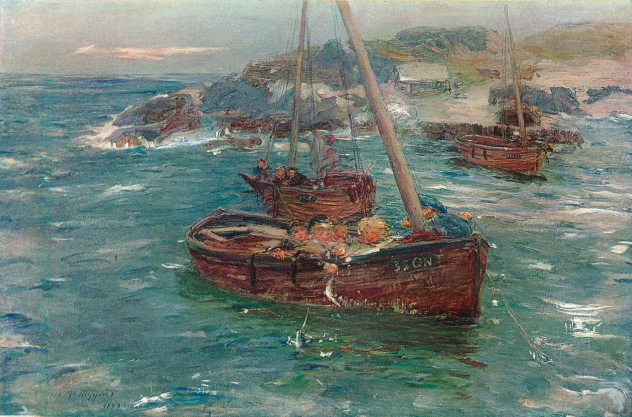 A Ground Swell, Carradale, Argyll, 1883 alkotó: William McTaggart
