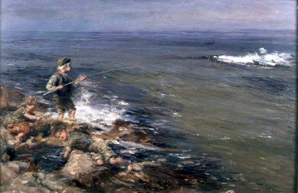 Halászgyerekek alkotó: William McTaggart