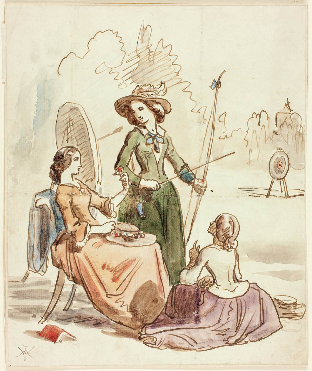 Hölgyek az íjászatban alkotó: William McTaggart