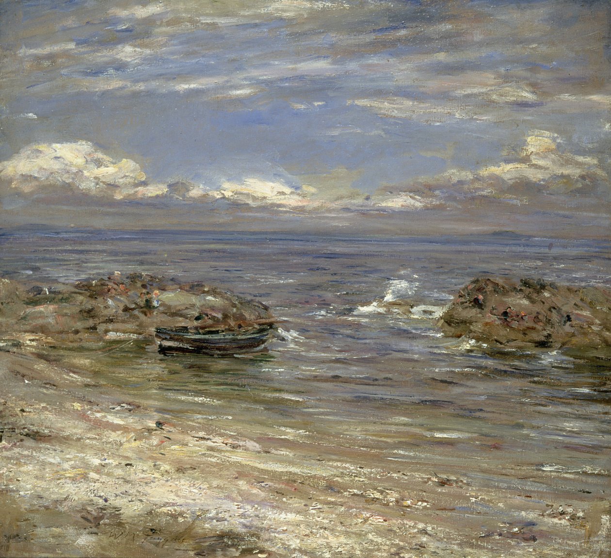 Természetes kikötő, Cockenzie alkotó: William McTaggart