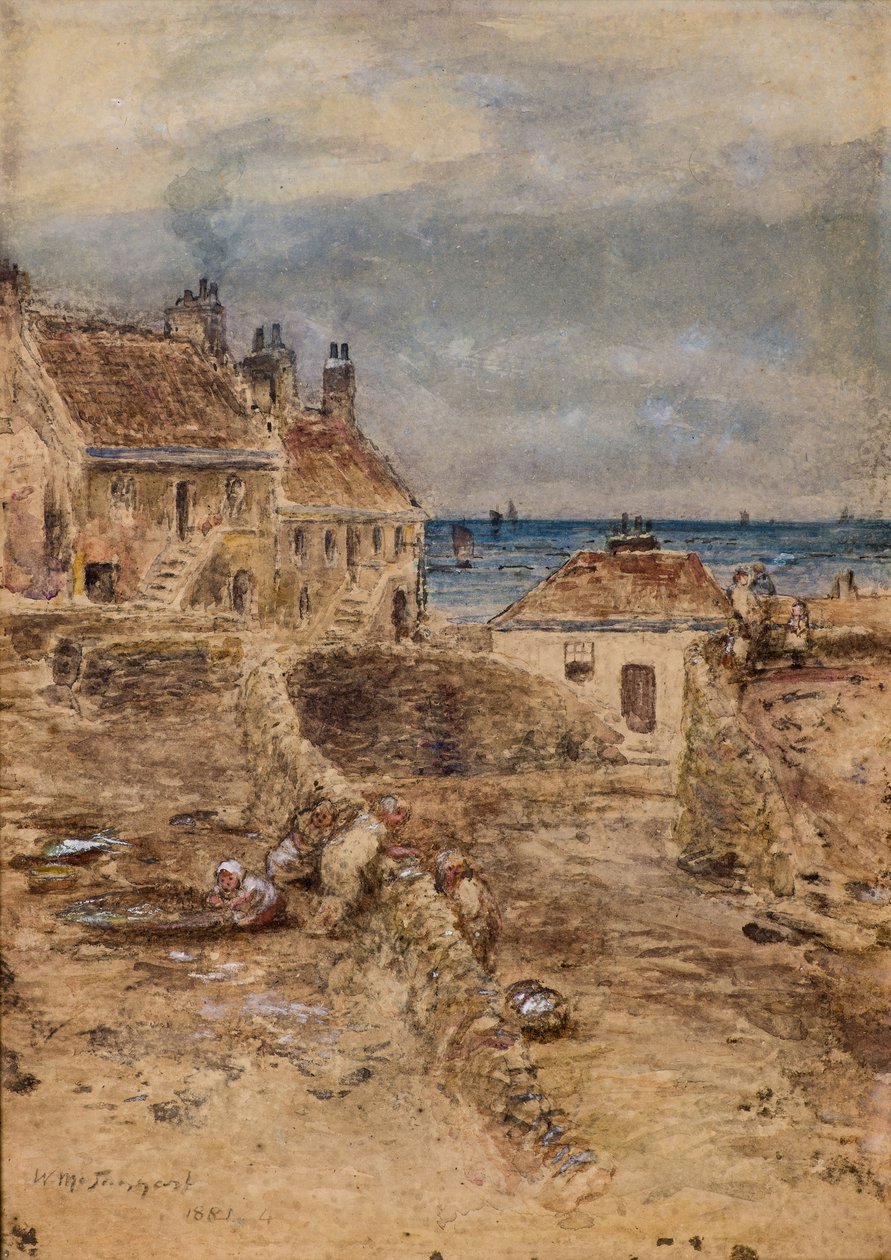 Vörös tetők alkotó: William McTaggart