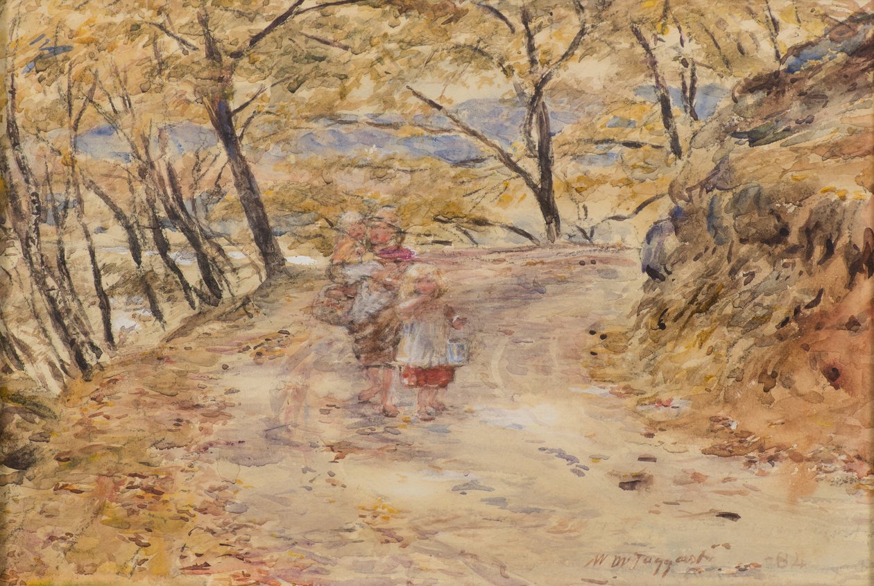Vázlat a Trossachoknál alkotó: William McTaggart