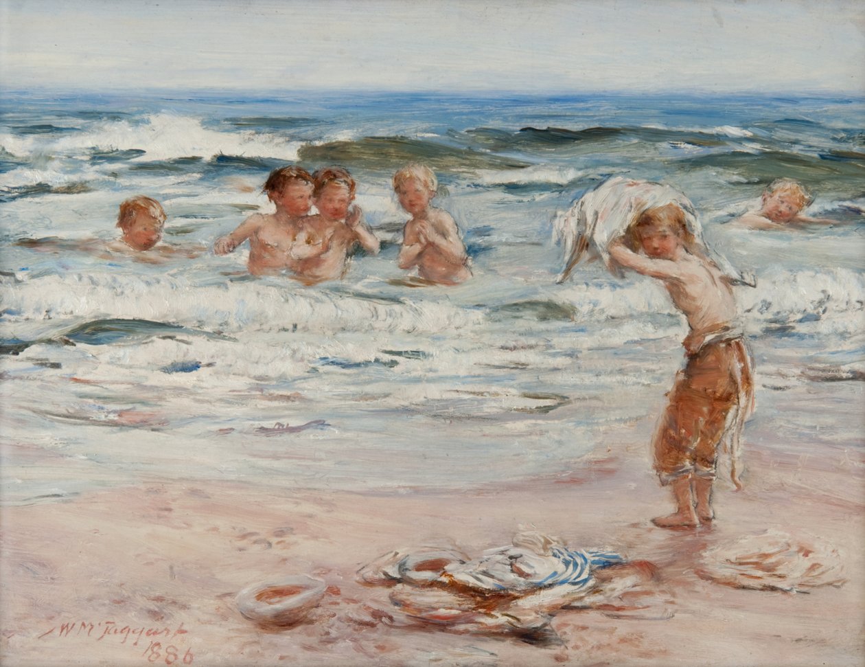 A fürdőzők alkotó: William McTaggart