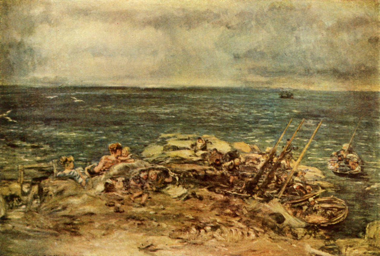 „Az emigránsok”, 1883-1889, 1946. alkotó: William McTaggart