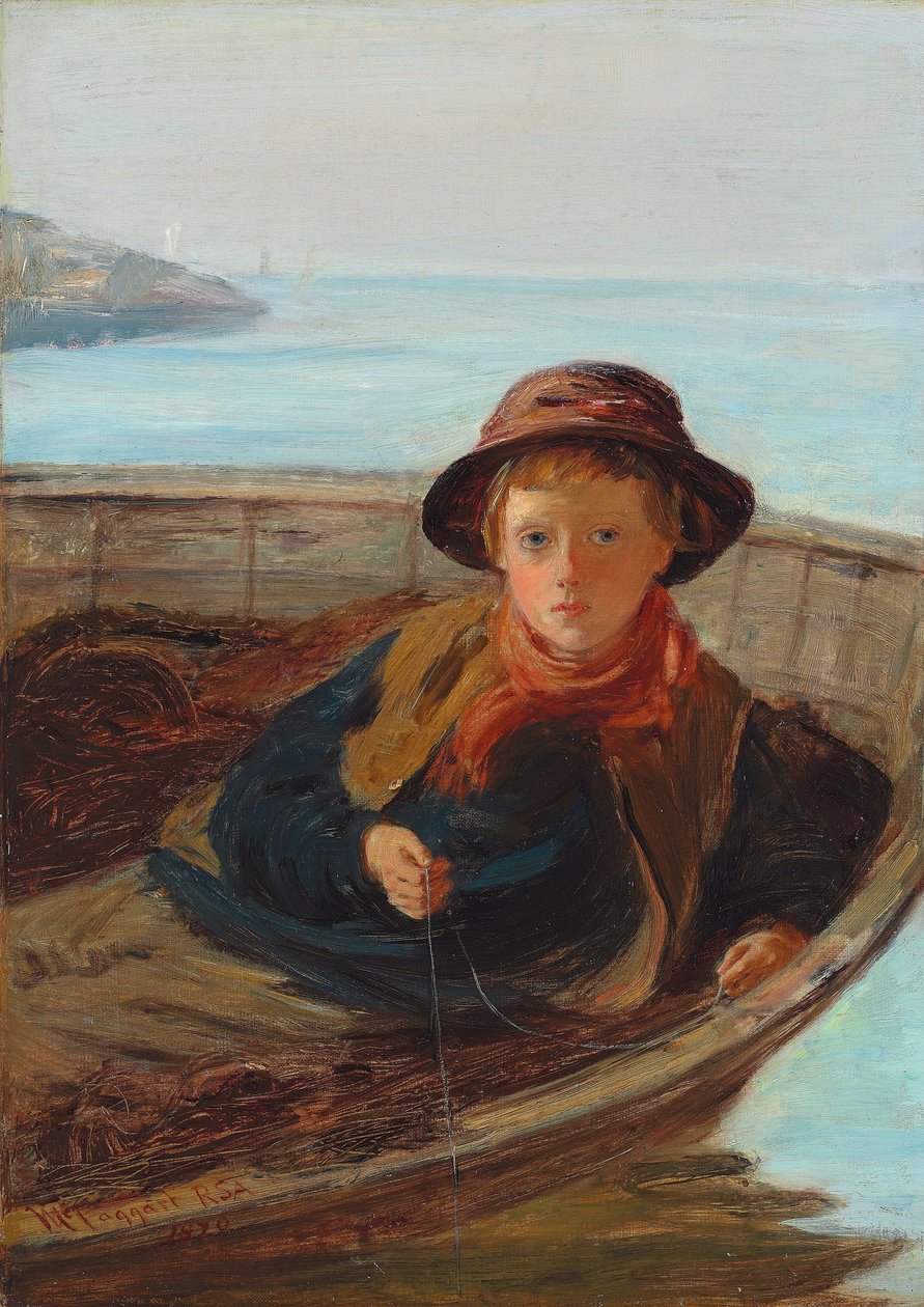 A halászfiú, 1870 alkotó: William McTaggart