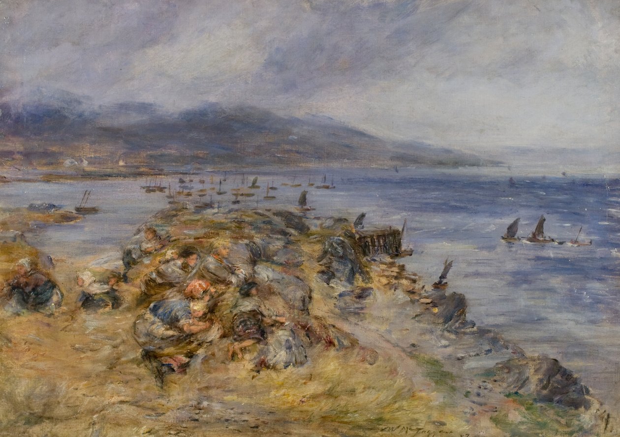 Szél és eső, Carradale alkotó: William McTaggart