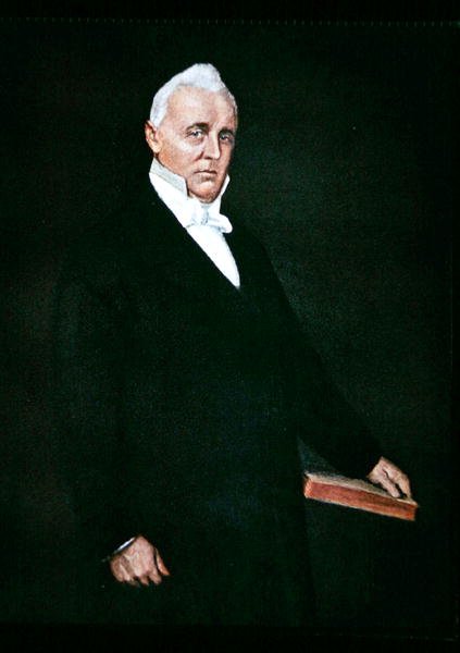 James Buchanan (színes litó) alkotó: William Merritt (after) Chase