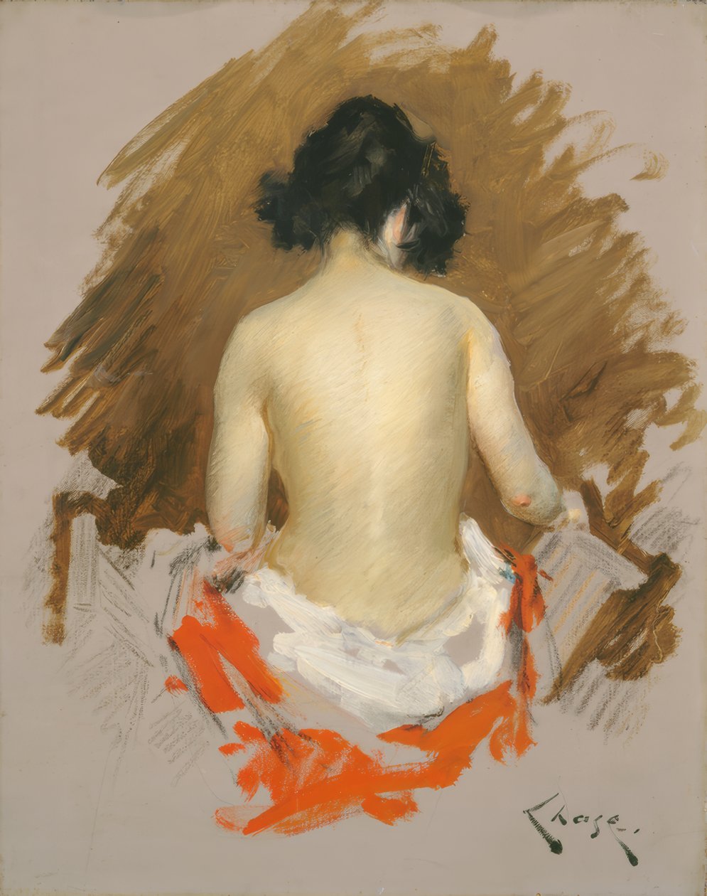 Akt alkotó: William Merritt Chase