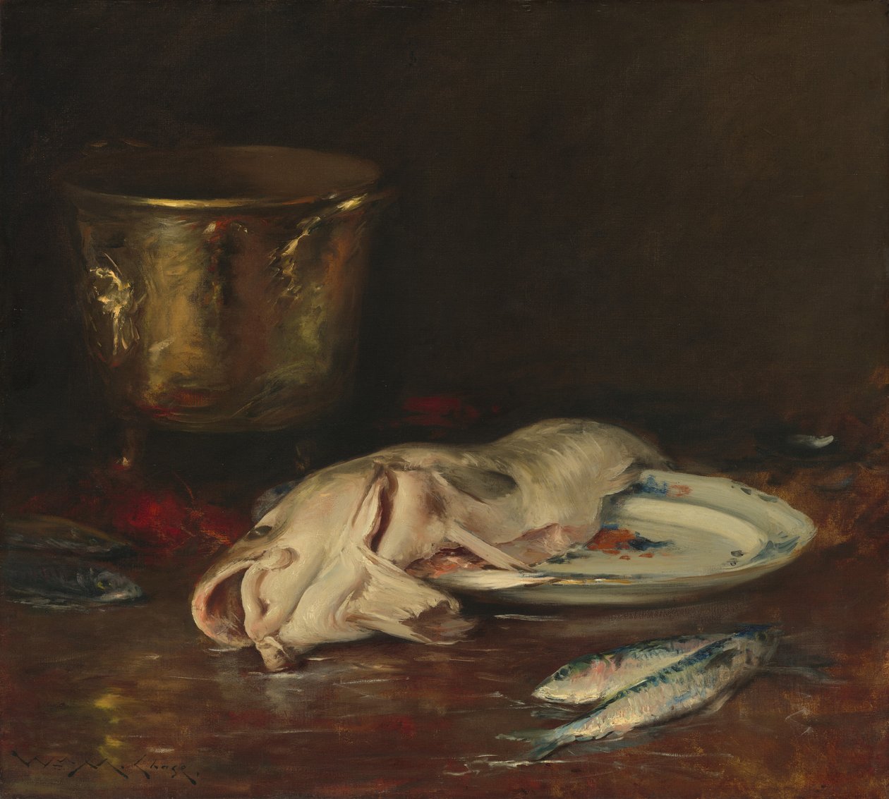 Egy angol tőkehal alkotó: William Merritt Chase