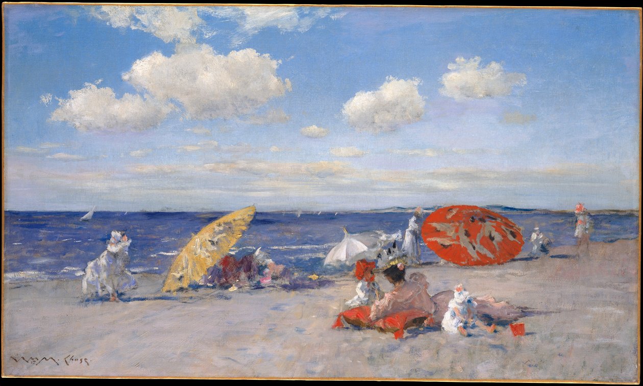 A tengerparton alkotó: William Merritt Chase