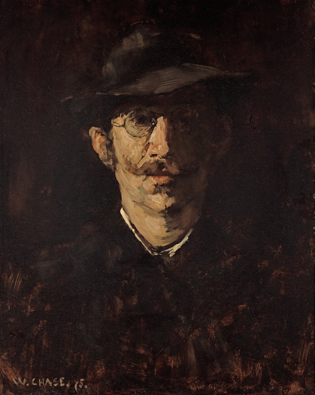 Hugo portréja alkotó: William Merritt Chase