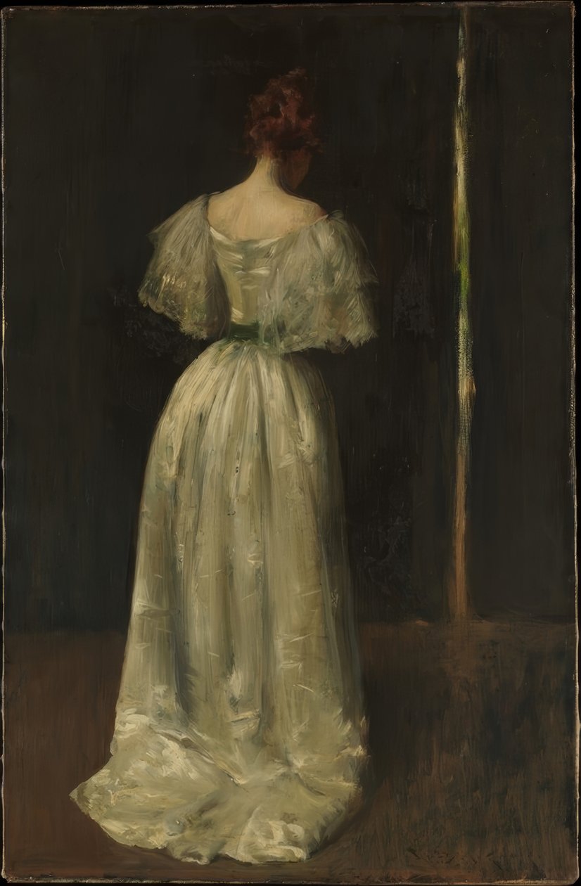 17. századi hölgy alkotó: William Merritt Chase