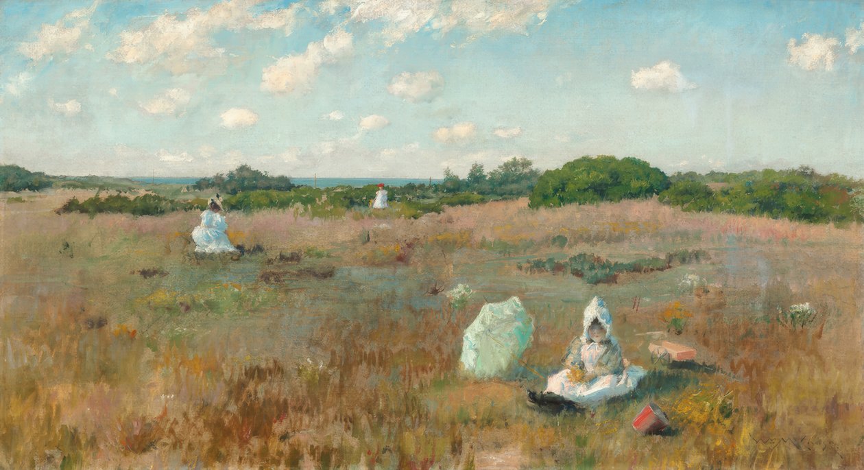 Az őszi virágok szedése alkotó: William Merritt Chase