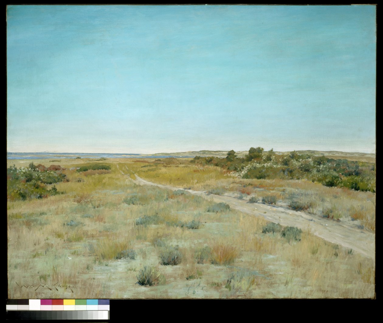 Az ősz első érintése (olaj, vászon) alkotó: William Merritt Chase