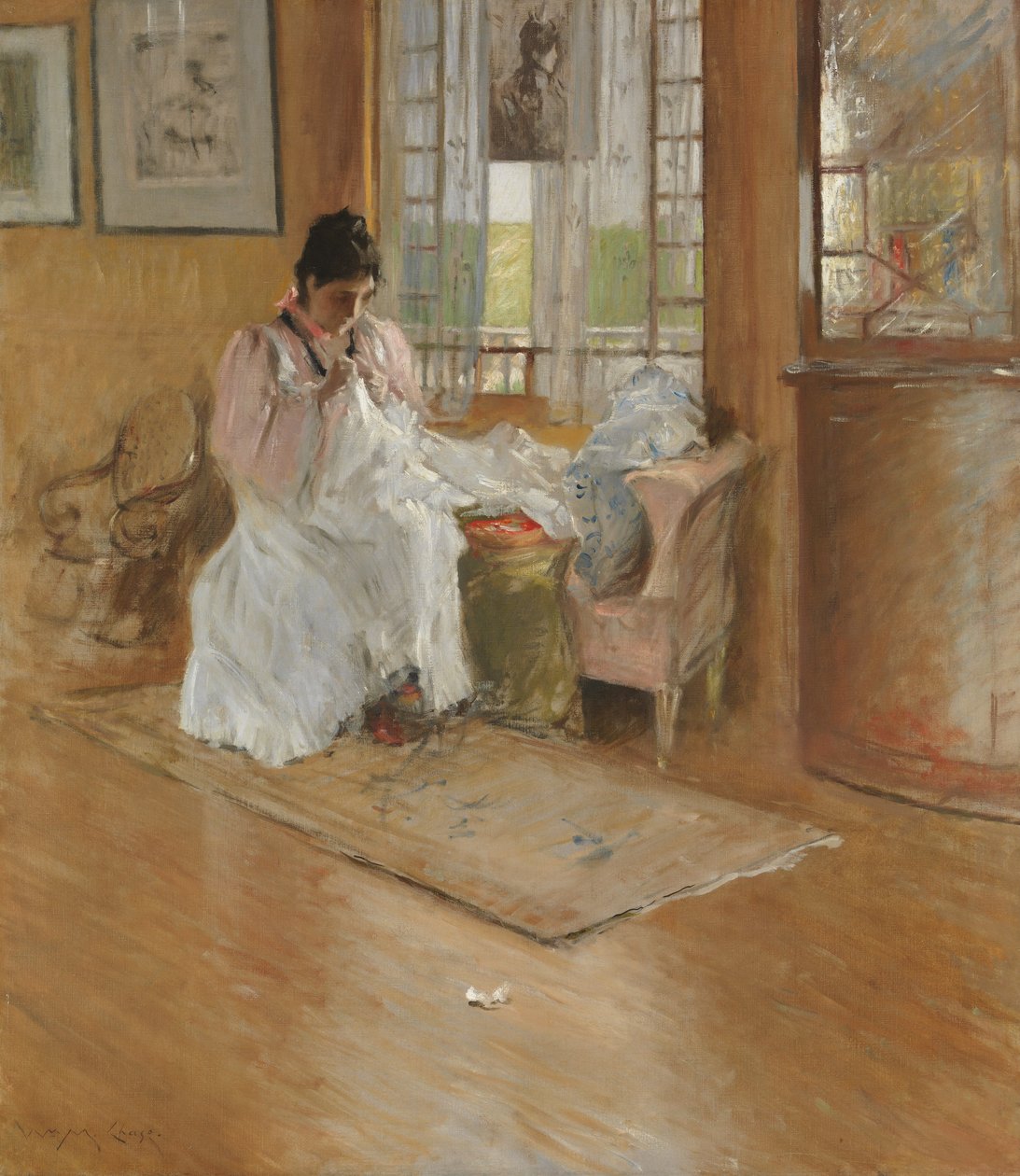 A Kicsinek kb. 1896. alkotó: William Merritt Chase