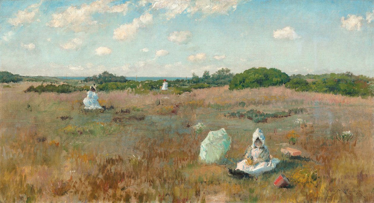 Őszi virágok gyűjtése, 18941895. alkotó: William Merritt Chase