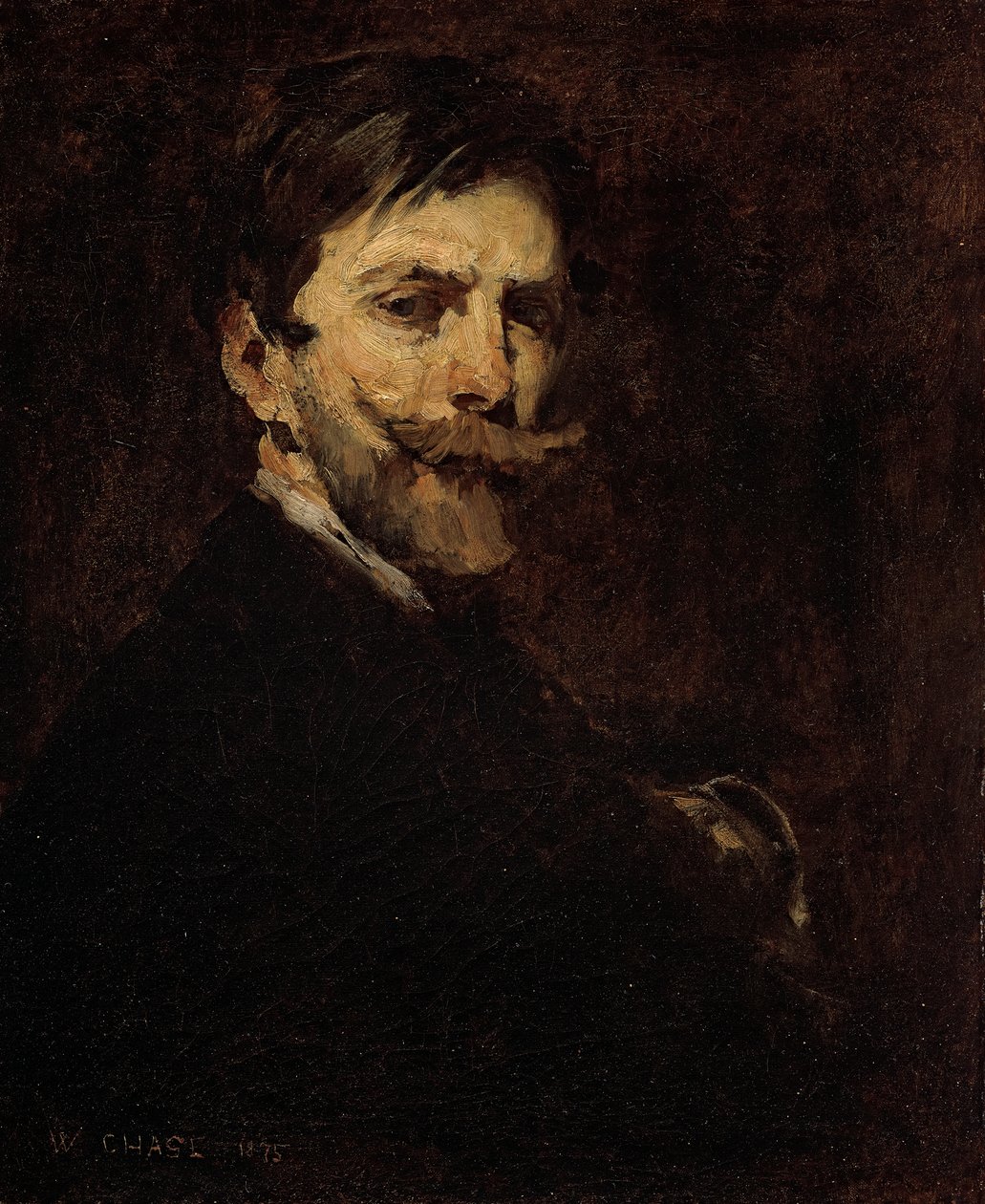 Német: Önarckép alkotó: William Merritt Chase