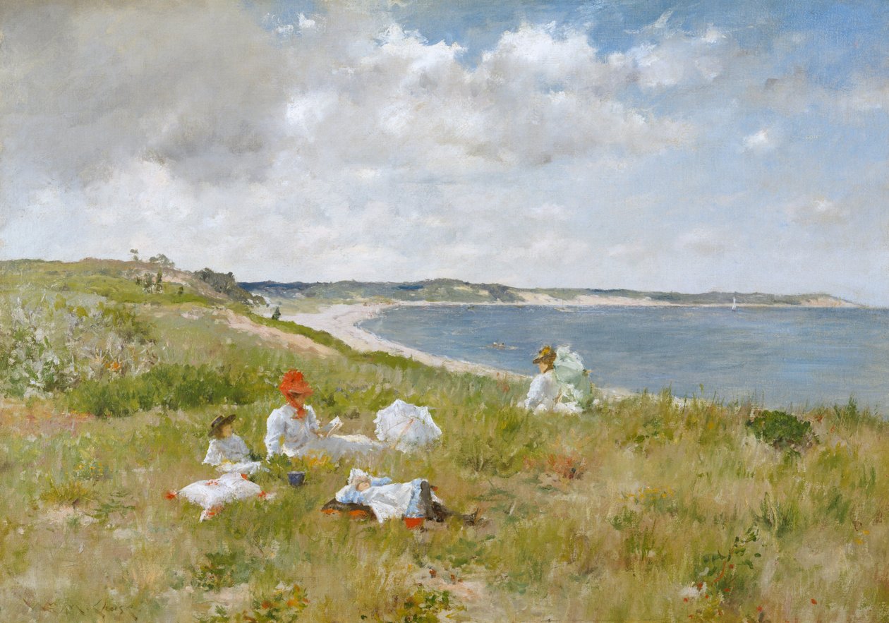Tétlen órák alkotó: William Merritt Chase
