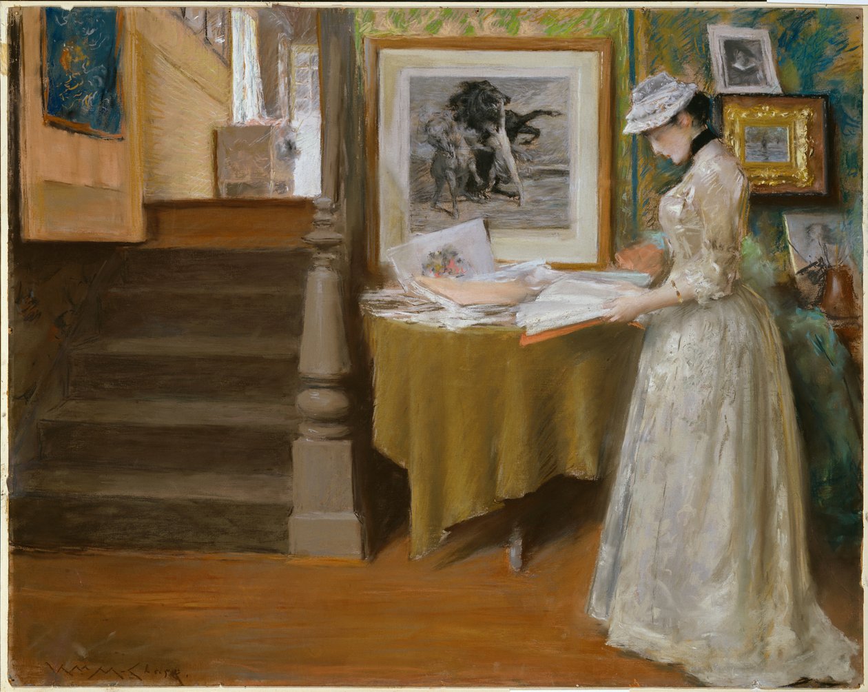 A műteremben alkotó: William Merritt Chase