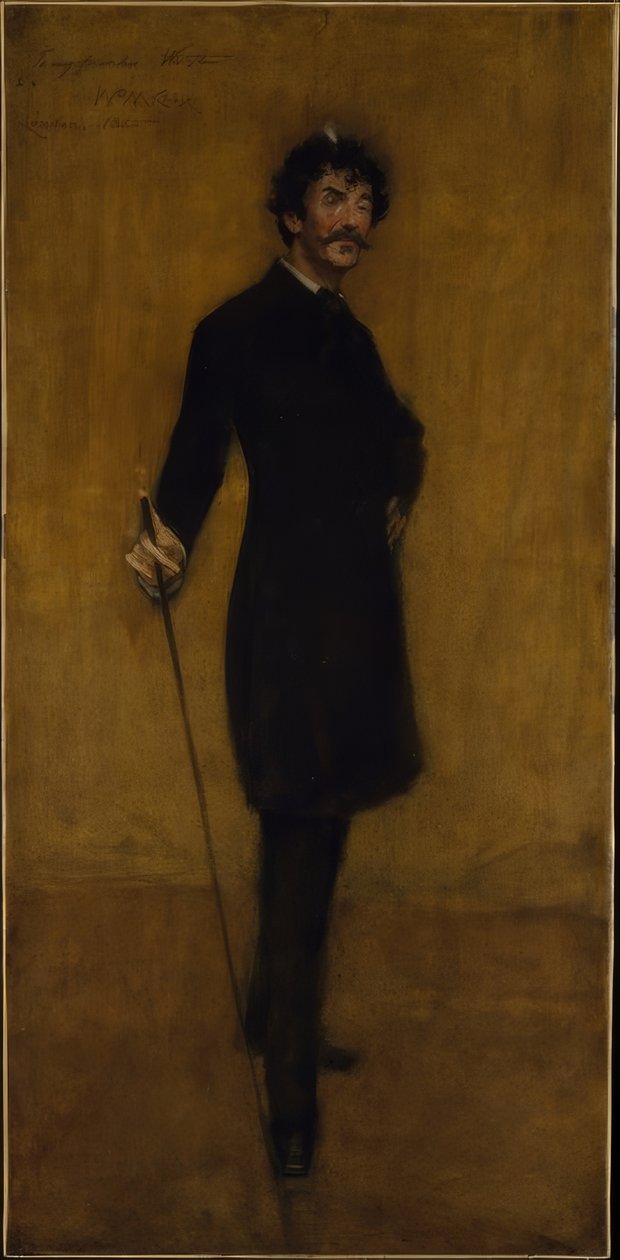 James Abbott McNeill Whistler alkotó: William Merritt Chase