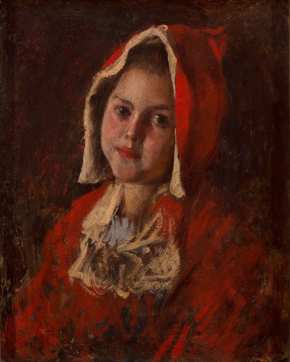 Piroska (olaj, vászon) alkotó: William Merritt Chase