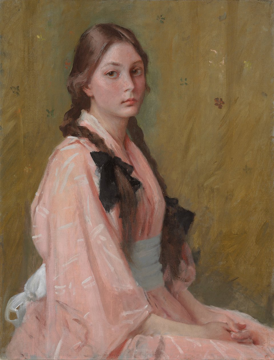 Mona, Mrs. R. William Merritt Chase lánya, 1894 körül alkotó: William Merritt Chase