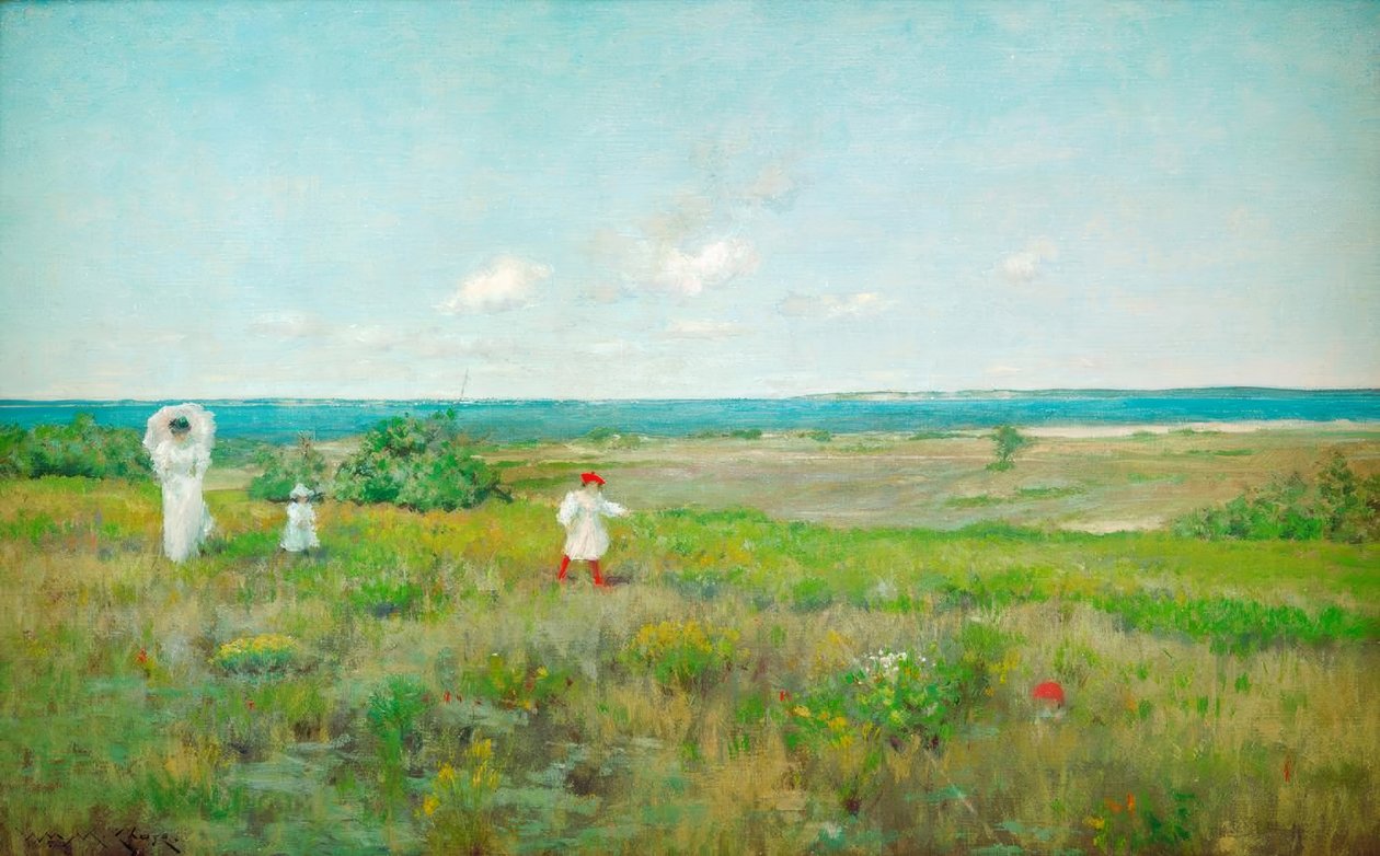 Közel a strandhoz, Shinnecock alkotó: William Merritt Chase