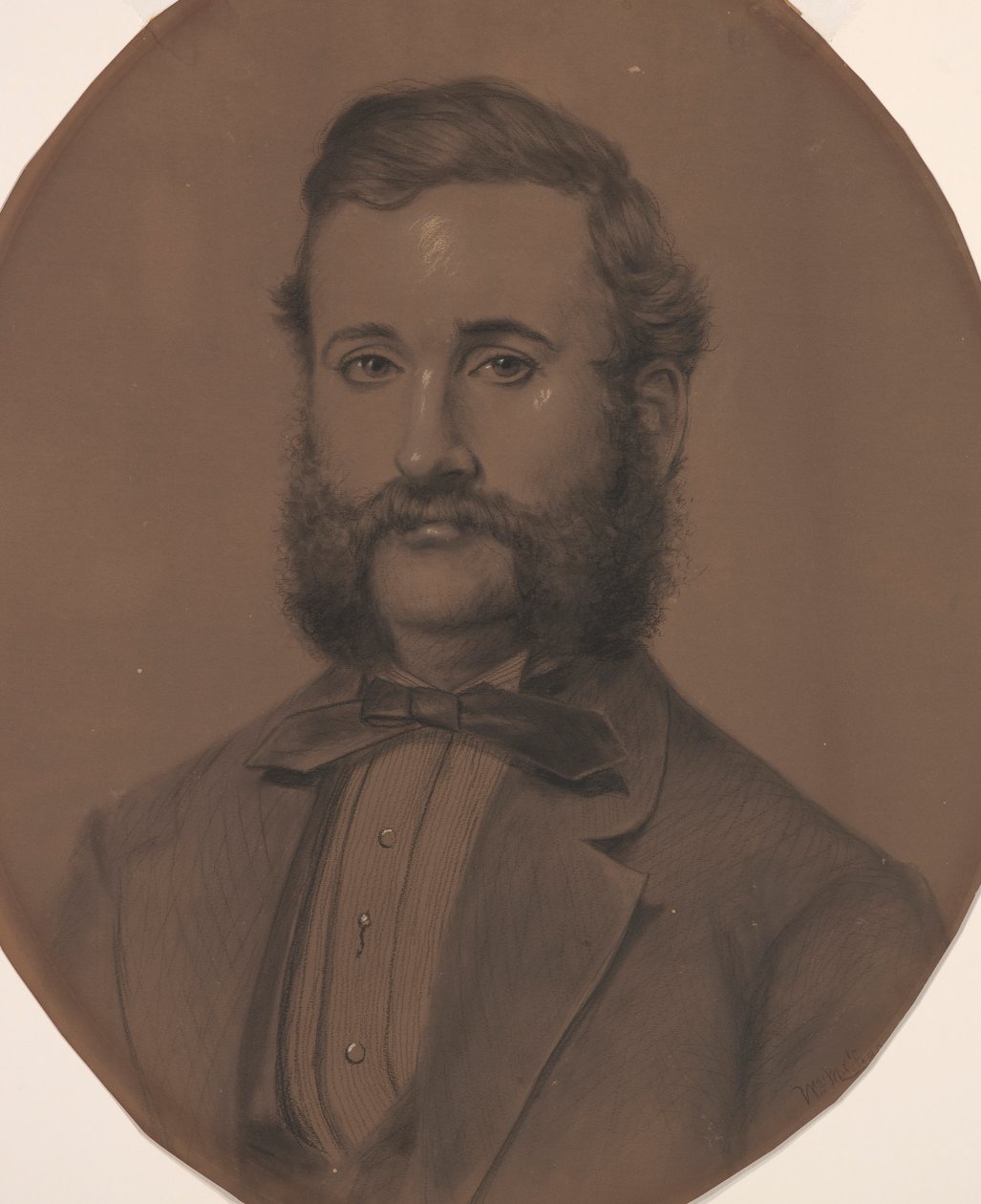 Wallace Foster kapitány portréja alkotó: William Merritt Chase