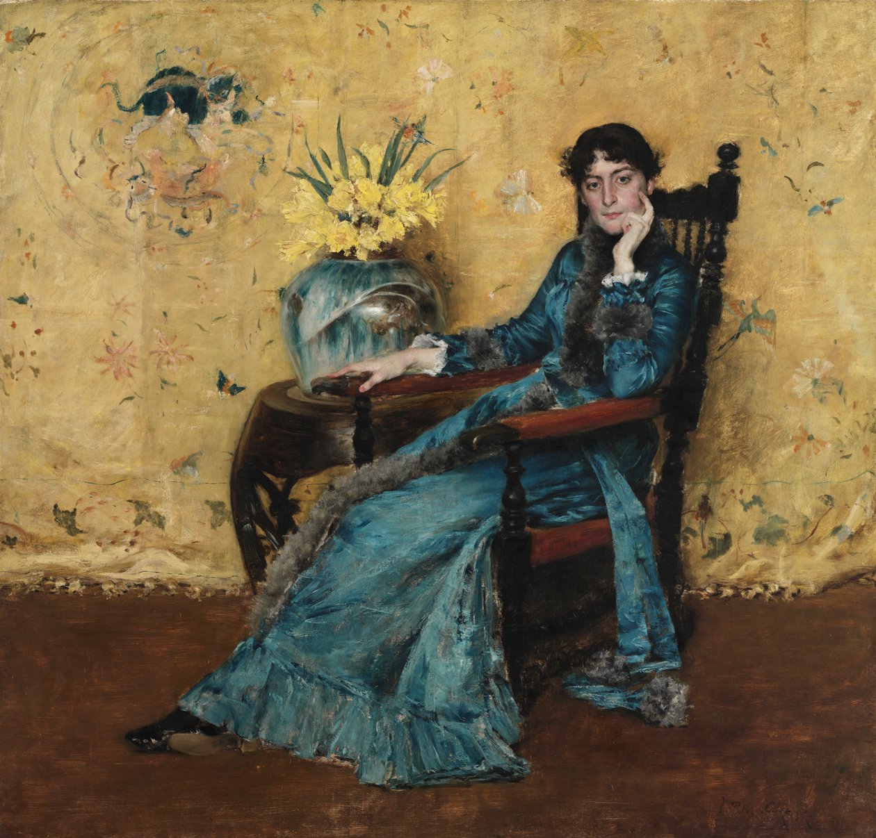 Dora Wheeler portréja alkotó: William Merritt Chase