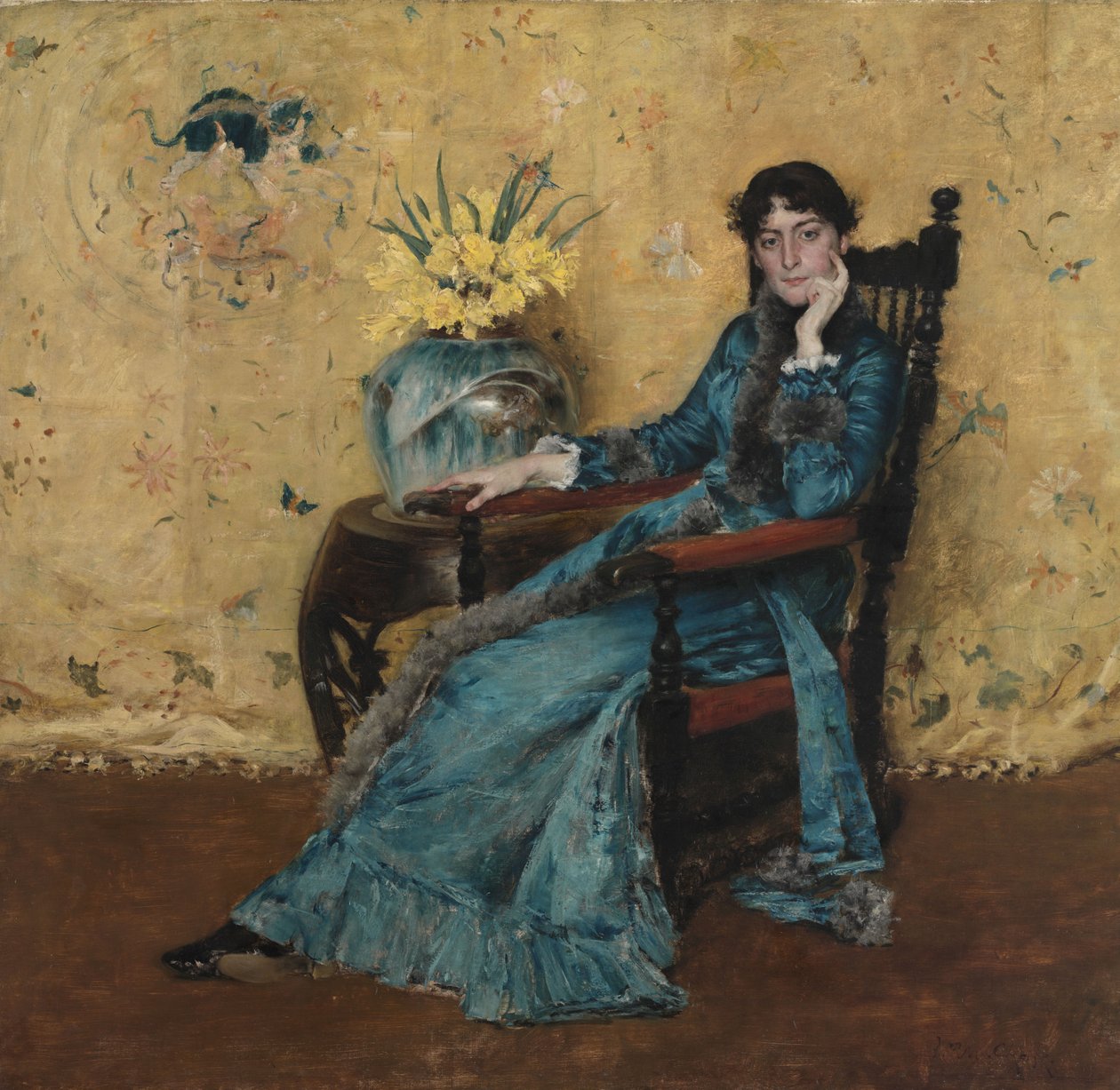 Wheeler Dora portréja, 1882-83 alkotó: William Merritt Chase