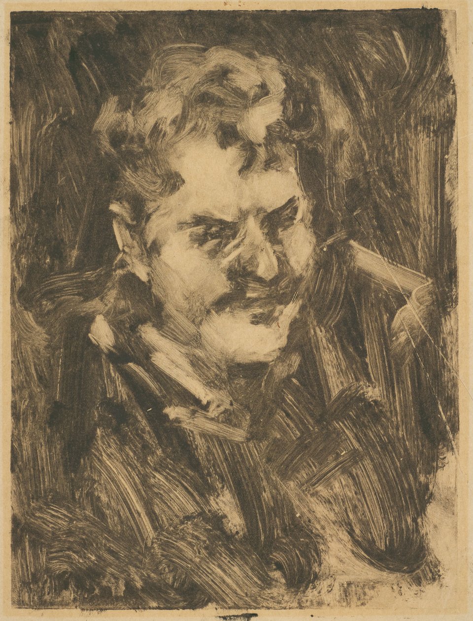 Férfi portréja (Frank Duveneck?) alkotó: William Merritt Chase