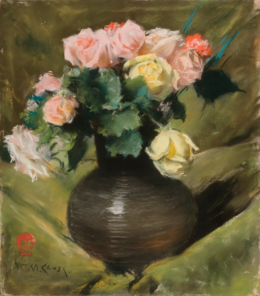 Rózsák alkotó: William Merritt Chase
